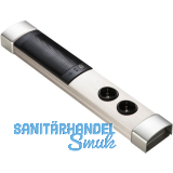 Steckdosenelement Toki mit Bluetooth-Lautsprecher, Edelstahl Effekt