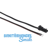 Anschlussleitung 12 V/DC mit Stecker und verzinnten Enden, L�nge 2000mm