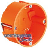Hohlwanddose, Tiefe 35 mm, � 68 mm, orange