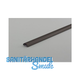 Kabelkanal Mini, L: 2000 mm, B: 10 mm, H: 5 mm, Kunststoff schwarz