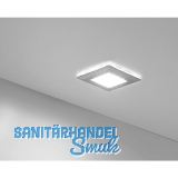 Aufbauleuchte Square 2 warmweiß alufarbig Aufbauleuchte Square 2 warmweiß alufarbig