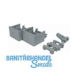 L&S Endkappen- Aufbauset zu Aluprofil MECCANO MEC-1, alufarbig