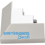 L&S Aussenecke zu Profil Nubio vernickelt matt