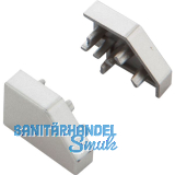 L&S Endkappe zu Profil Nubio vernickelt matt