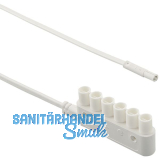 ELEKTRA Verl�ngerungsleitung-Mini-Stecker 230 V, Verteiler 6-fach, L�nge 2000 mm