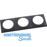 BERKER Integro Flow Rahmen 3-fach anthrazit matt