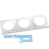 BERKER Integro Flow Rahmen 3-fach chrom matt lackiert