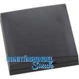 BERKER Integro Flow/Pure Rahmen 1-fach mit Klappdeckel anthrazit matt