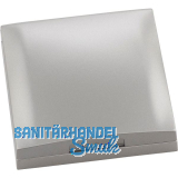 BERKER Integro Flow/Pure Rahmen 1-fach mit Klappdeckel Edelstahl Effekt