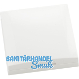 BERKER Integro Flow/Pure Rahmen 1-fach mit Klappdeckel polarwei� gl�nzend