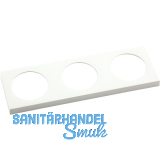 BERKER Integro Pure Rahmen 3-fach polarwei� gl�nzend