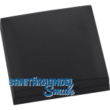 BERKER Integro Flow/Pure Rahmen 1-fach mit Klappdeckel schwarz matt