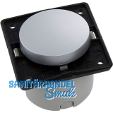 BERKER Integro Ausschalter vorkonfektioniert chrom matt lackiert ohne Rahmen