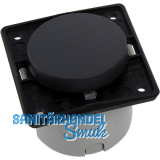 BERKER Integro Ausschalter vorkonfektioniert anthrazit matt ohne Rahmen