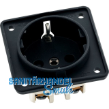 BERKER Integro Schuko-Steckdose, schwarz matt