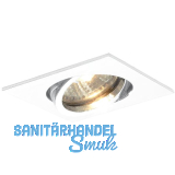 Deckeneinbauleuchte Quad H 230 V, max. 50 Watt, 82x82 mm, wei�