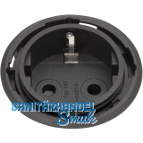 EVOline One Steckdose schwarz DM 59 mm