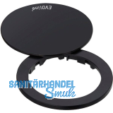 EVOline One Abdeckring mit Drehdeckel schwarz