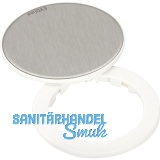 EVOline One Abdeckring mit Drehdeckel wei�/Edelstahl