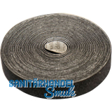 Klebeband beflockt als Oberfl�chen- und Klapperschutz B: 12 mm, L: 5m Schwarz