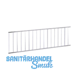 Drahtgitter 2110 x 120 mm Stahldraht Silber