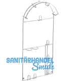 VS Schlauch-Kabelhalter Universal Stahldraht Silber