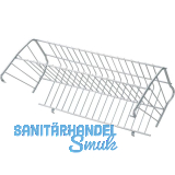 VS Schuhablage Kippfront 557 mm Stahldraht kunststoffbeschichtet silber