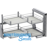 VS COR Fold Eckauszug Set Artline KB 900 mm rechts Silber