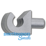 VS Schuhrost Befestigungs-Clips Kunststoff silber