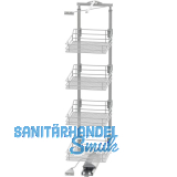 VS TAL Gate Hochschrankauszug Set Saphir 1450 - 1700 KB 450 mm mm Silber