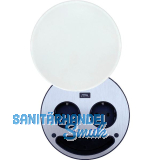 WIPO Steckdosenelement Smile Schuko, USB-Charger, wei�