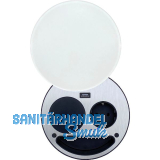 WIPO Steckdosenelement Smile Schuko, USB und Wireless-Charger, wei�