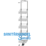 VS TAL Gate Hochschrankauszug Set Saphir KB 450 mm 1900 -2140 mm Silber