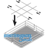VS TAL Larder Einteilung Saphir KB 300 mm Silber