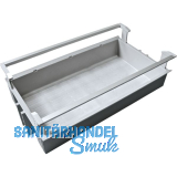 NINKA Ablage VS TAL Larder KB 300 mm mit Reling Alugrau