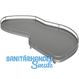 KESSEB�HMER Le Mans II Einh�ngetablare Silber/Grau 400 rechts