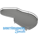 KESSEB�HMER Le Mans II Einh�ngetablare Silber/Grau 450 Rechts