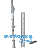 KESSEB�HMER Le Mans II Achsrohr 720 - 900 mm Silber