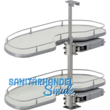 VS Cornerstone Maxx Eckauszug Premea EH 650/KB 900 mm links Silber