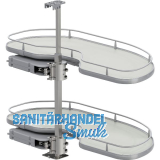 VS Cornerstone Maxx Eckauszug Premea EH 650/KB 900 mm rechts Silber