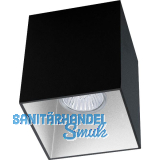 EGLO Deckenleuchte Polasso eckig GU10, schwarz/wei�