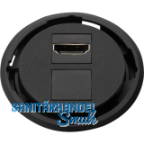 EVOline One Datensteckdose 1 x HDMI 2.0 schwarz