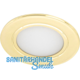 SIRO Einbauleuchte SL-Mono Spot 3000K warmwei�, vermessingt gl�nzend