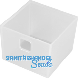 NINKA Organisationsbeh�lter Banio 1-fach Kunststoff Wei� transluzent