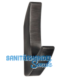 Mantelhaken Salina Breite 15 mm, H�he 81 mm, ZN eisenf�rbig geb�rstet matt