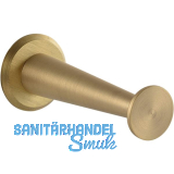 Mantelhaken Medellot Platte � 30, Tiefe 73, Messing matt schutzlackiert