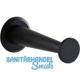 Mantelhaken Medellot Platte � 30, Tiefe 73, Aluminium schwarz