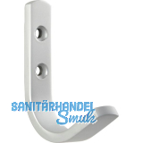 Mantelhaken Majoris Breite 18 mm, H�he 72 mm, Aluminium natur eloxiert