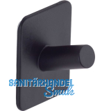 Klebehaken Damon Breite 39 mm, H�he 50 mm, Stahl schwarz matt