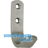 Mantelhaken Macoba Breite 18 mm, H�he 66,5 mm, Edelstahl geb�rstet